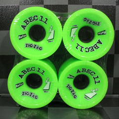 ABEC11 ウィール ZIGZAGS LIME 66mm 80a
