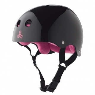 スケートボード ヘルメット トリプルエイト カラー ブラックピンク