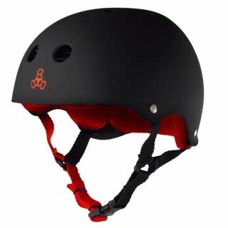 TRIPLE8 ヘルメット カラー ブラックレッド