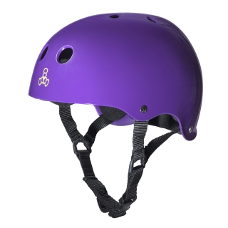 スケートボード ヘルメット トリプルエイト カラー パープル