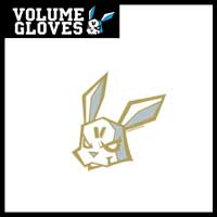 VOLUMEステッカー Bunny Gold 7.8×7.8