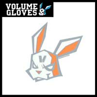 VOLUMEステッカー Bunny Silver 10.5×11.5
