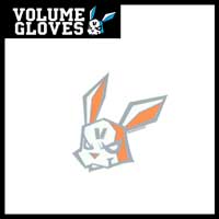 VOLUMEステッカー Bunny Silver 7.8×7.8